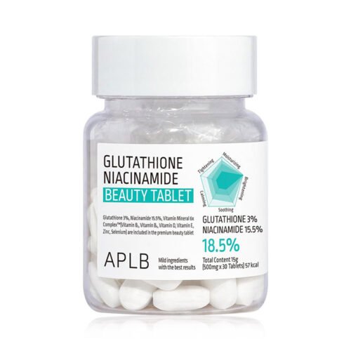 APLB-Glutathione-Niacinamide-Beauty-Tablet-500mg-30Ct-3 APLB Glutathione Niacinamide Beauty Tablet 500mg – 30Tablets