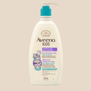 Aveeno Kids Enfants Sensitive Skin Face & Body Wash – 532ml