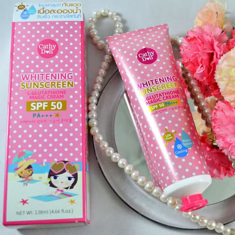 Cathy Doll SPF 50 Whitening Sunscreen L-glutathione Magic Cream – 60ml