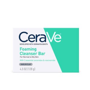 CERAVE FOAMING CLEANSER BAR – 128GM