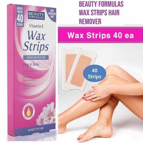 Wax-Strips BEAUTY FORMULAS Vitamin E Wax Strips 40strips