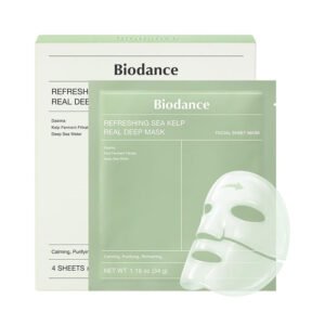 Biodance Refreshing Sea Kelp Real Deep Mask – 34g x4ea