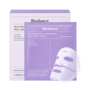 Biodance Rejuvenating Caviar PDRN Real Deep Mask – 34g x4ea