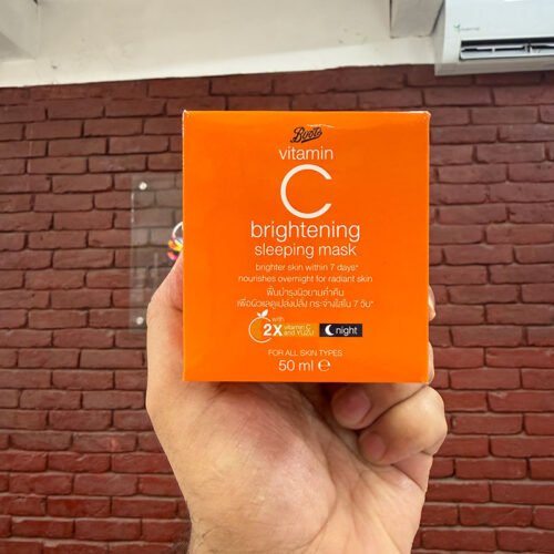 Boots Vitamin C Brightening Sleeping Mask Night For All Skin Types – 50 ml