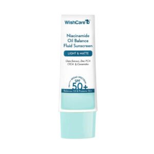WishCare Niacinamide Sunscreen SPF50 50g bottle