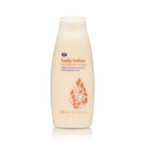 jj Boots Cocoa Butter & Vitamin E Body Lotion – 390ml