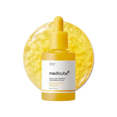 Medicube Kojic Acid Turmeric Niacinamide Serum 30ml for Skin Brightening, Even Tone Support, Hydration and Healthy Radiant Complexion