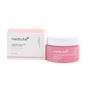 Medicube PDRN Pink Collagen Capsule Cream 55g for Hydration, Skin Firmness, Elasticity Support and Radiant Healthy-Looking Skin