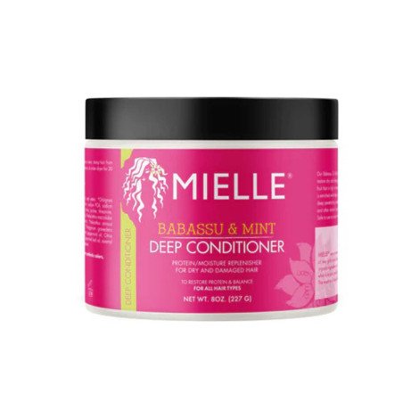 Mielle Babassu & Mint Deep Conditioner 227g for Deep Hair Hydration, Strengthening, Moisture Restoration and Improved Hair Manageability