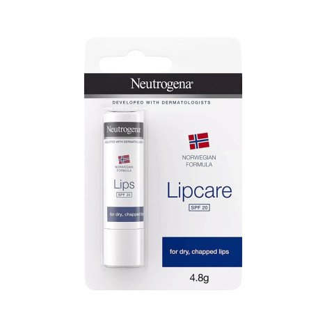 Neutrogena Norwegian Formula Lipcare Lip Balm SPF 20 4.8g Neutrogena Norwegian Formula Lipcare Lip Balm SPF 20 4.8g for dry chapped lips with moisturizing care and daily sun protection
