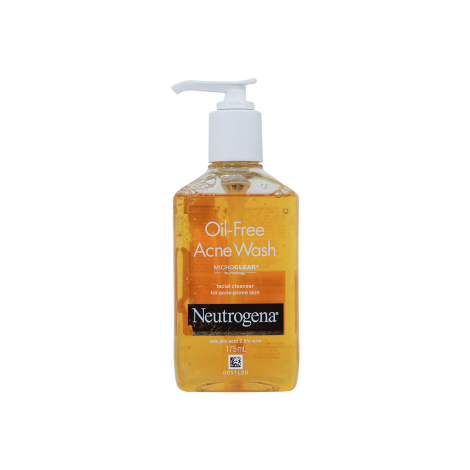 Neutrogena Oil Free Acne Wash Facial Cleanser 175ml Neutrogena Oil Free Acne Wash Facial Cleanser 175ml with 2 percent salicylic acid for acne-prone skin, deep pore cleansing, oil control, and clearer-looking skin