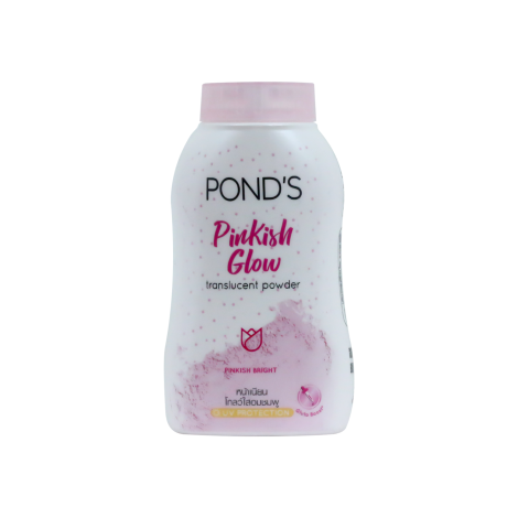 Pond's Pinkish Glow Translucent Powder 45ml Pond's Pinkish Glow Powder 45g for Oil Control, Smooth Skin and Natural Radiant Pink Glow