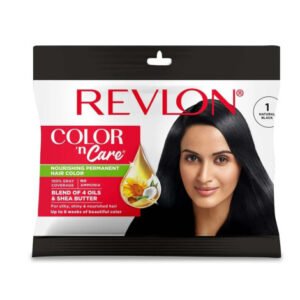 Revlon Color 'n Care Nourishing Permanent Hair Color Sachet 20g - 1 Natural Black