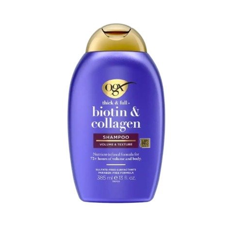 OGX Biotin Collagen Shampoo 385ml for Thicker Fuller and Voluminous Hair