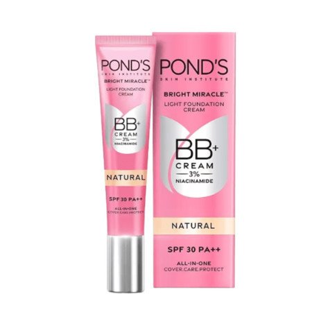normal-a16mSb0illwf9jb4SdK7fvZCtjeDsU Ponds Natural SPF30 PA++ All In One 3% Niacinamide BB+ Cream 18g