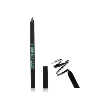 W7 Oh My Gel! Waterproof Soft Gel Eyeliner - Blackest Black