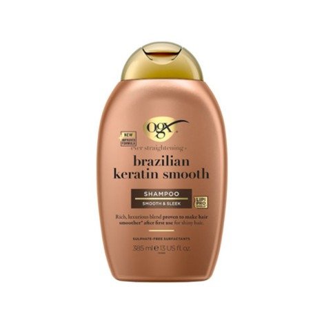 OGX Brazilian Keratin Shampoo 385ml OGX Brazilian Keratin Shampoo 385ml for Smooth Straight Frizz-Free Hair