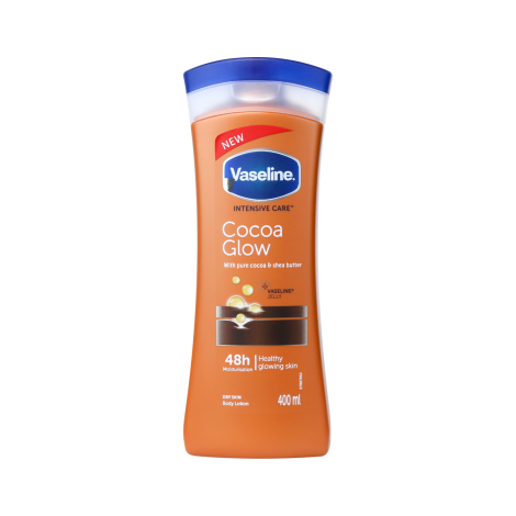 Vaseline Intensive Care Cocoa Glow 48H Moisturising Body Lotion 400ml