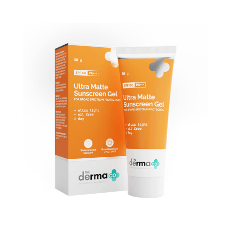 normal-yExKdWVHuQkwXxMPwLkEozfnZLwwLP The Derma Co Ultra Matte Sunscreen Gel SPF60 PA+++ 50g